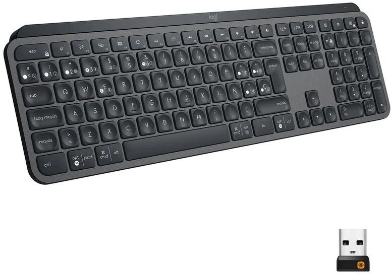 Logitech mx keys teclado sem fios avançado grafite