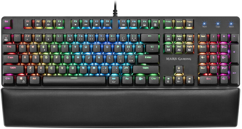 Tacens mars gaming mk5 teclado mecânico gaming rgb switch vermelho (pt)