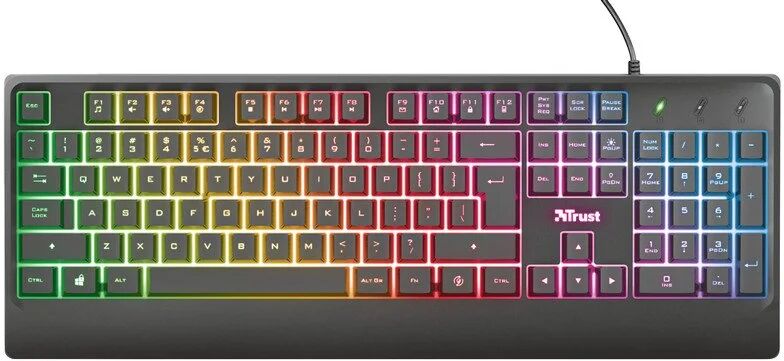 Trust ziva rainbow teclado gaming