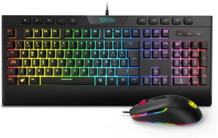 Krom kalyos pack gaming rgb teclado + rato