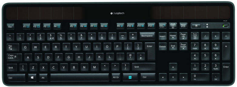 Logitech wireless solar keyboard k750