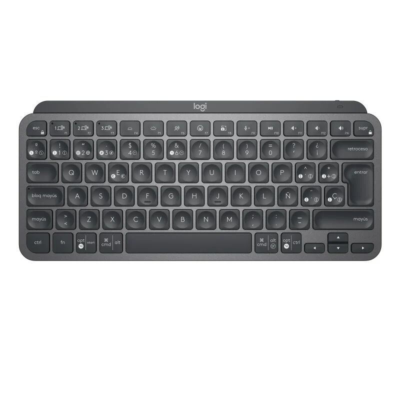 Logitech mx keys mini teclado sem fios bluetooth grafite