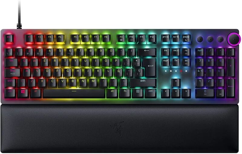 Razer huntsman v2 teclado gaming purple switch