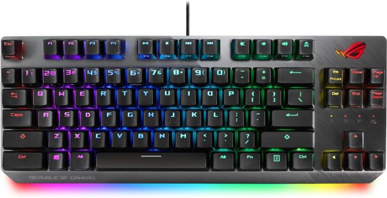 Asus rog strix scope nx tkl teclado mecânico gaming rgb