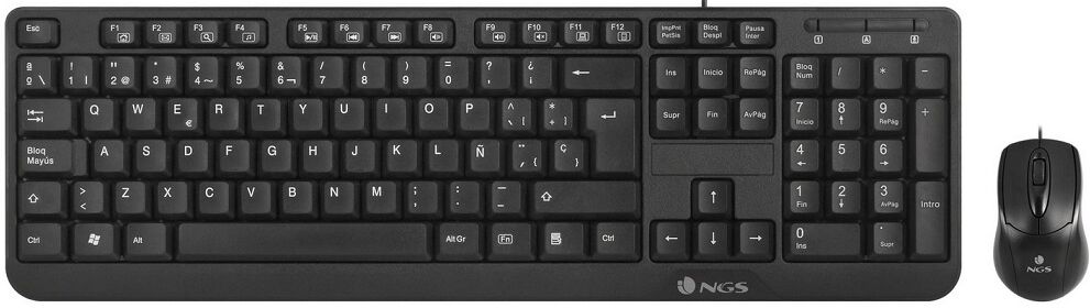 Ngs Pack Multimédia Usb Teclado Es + Rato Óptico - Ngs