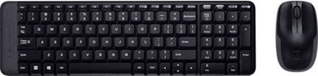 Logitech Teclado + Rato MK220 (Wireless - Teclado Numérico)