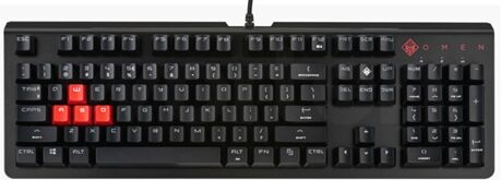 HP Teclado Gaming Keyboard 1100 (Mecânico - Inglês - Preto)