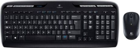 Logitech Teclado + Rato MK330 (Wireless - Teclado Numérico)