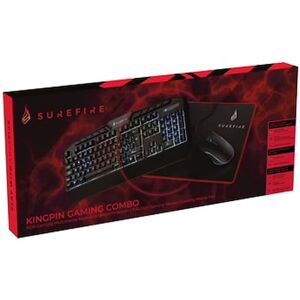 SUREFIRE KingPin Gaming Combo Set (Keyboard/Mouse/Mouse Pad)