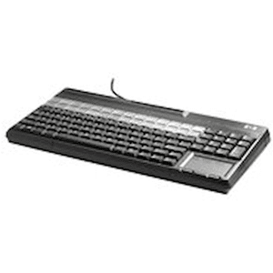 HP POS Keyboard with Magnetic Stripe Reader - Tangentbord - USB