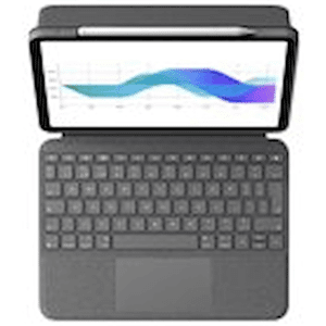 Logitech Folio Touch - Tangentbord och foliefodral - med pekdyna