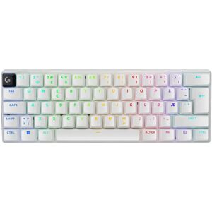 Logitech G Pro X 60 Lightspeed Trådlöst Gamingtangentbord [Tactile White] - Vit