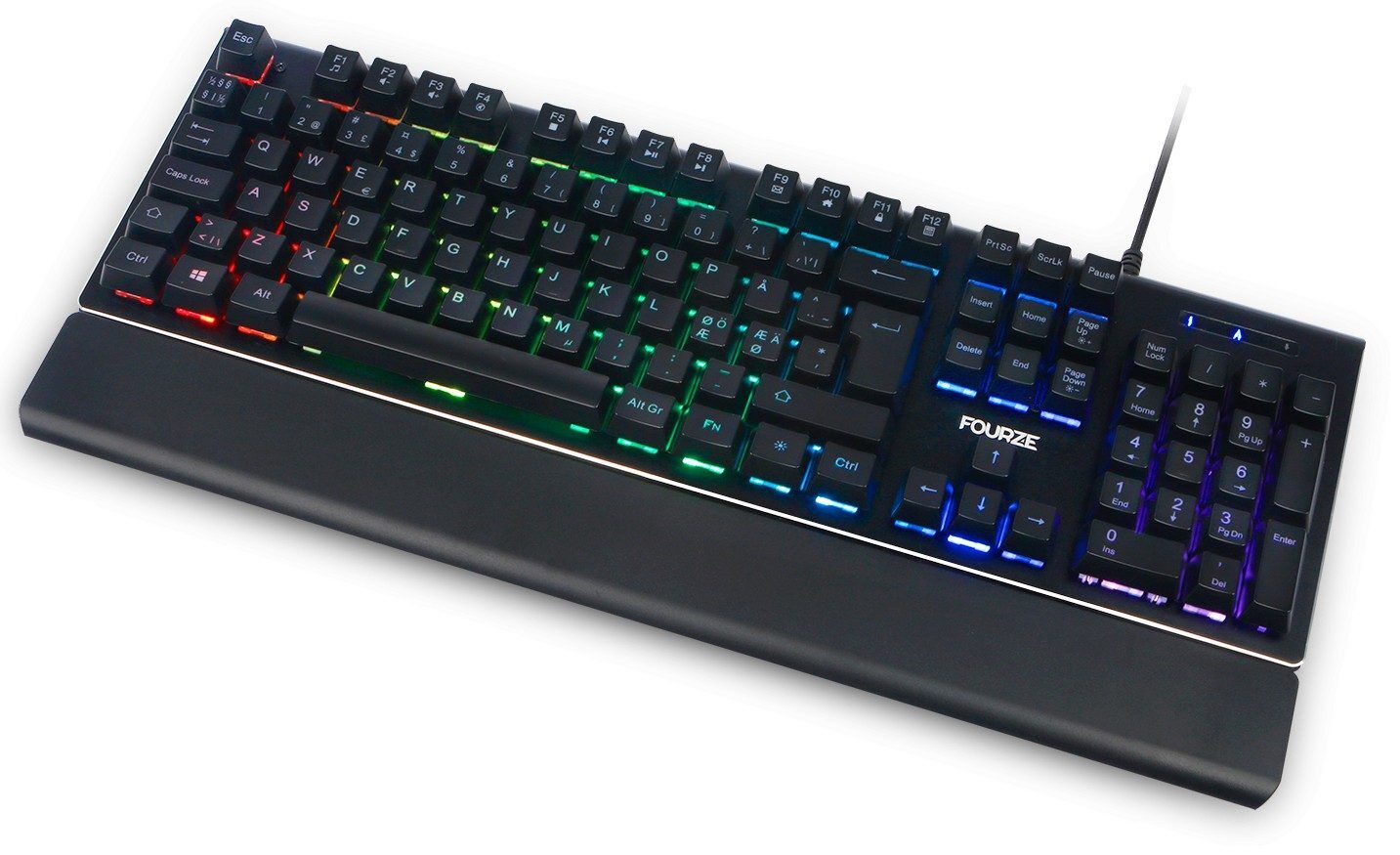 Fourze GK100 semi-mekaniskt RGB-gaming-tangentbord