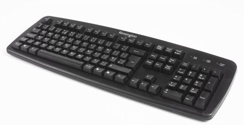 Kensington Wired ValuKeyboard, Black (Nordic)