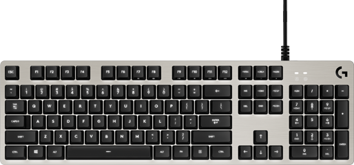 Pure G413 Gaming Keyboard, Silver (Nordic)