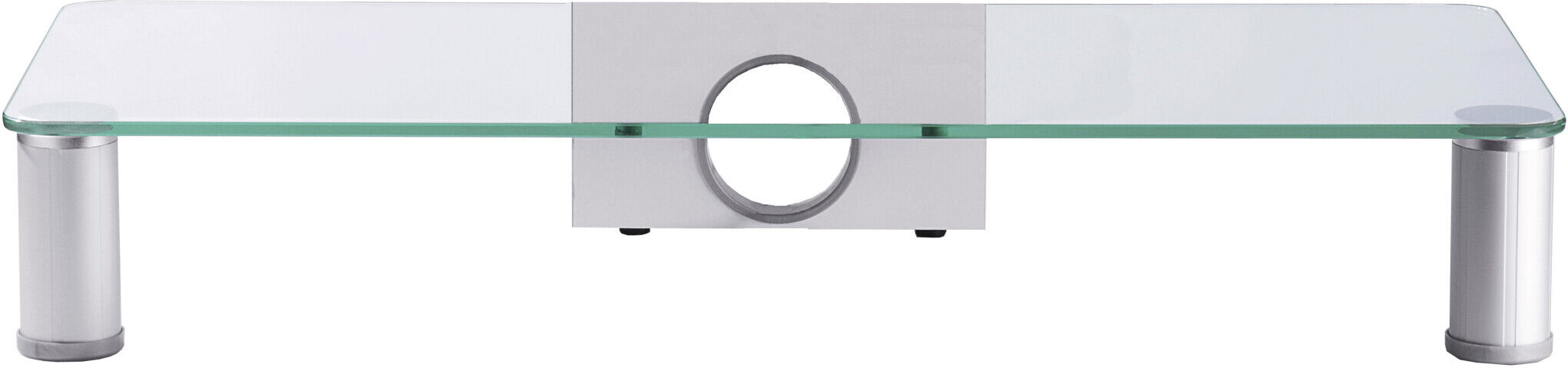 VCM "Parco" TV-bord (Glas/Aluminium)