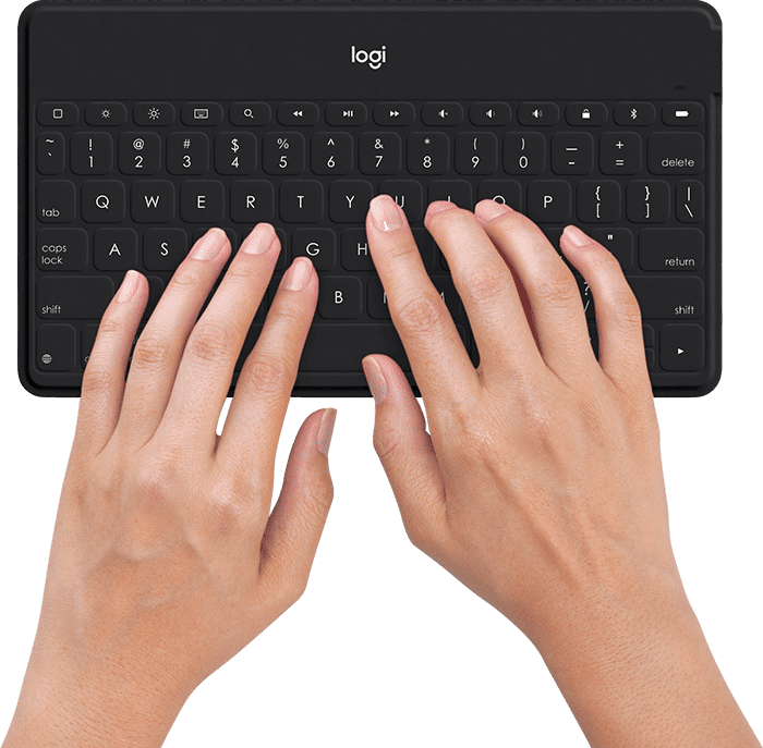 Logitech Keys-To-Go Apple-Tangentbord, Svart