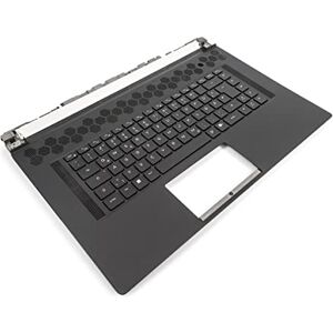 Dell Alienware X17 R1/R2 Palmrest & GERMAN Per-Key RGB Backlit Keyboard - 04YMDK (J61FX) (Renewed)