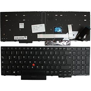 Power4Laptops Keyboards4Laptops German Layout With Pointer Black Frame Black Windows 8 Replacement Laptop Keyboard Compatible With Lenovo ThinkPad L580