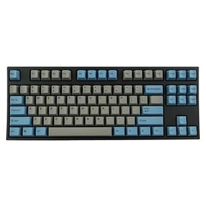 Leopold FC750R PD 87keys High-end Mechanical Keyboard MX cherry switch 1.5mm PBT (Grey/Blue, Black Switch)