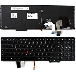 Keyboards4Laptops IBM PK1316V2A12 With Pointer Grey Frame Backlit Black Windows 8 German Layout Replacement Laptop Keyboard