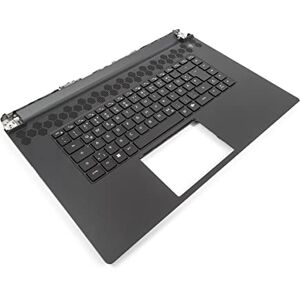 Dell Alienware m17 R5 AMD Palmrest & GERMAN RGB Backlit Keyboard - 0K0GPJ + 0V1M94 (YJX2J) (Renewed)