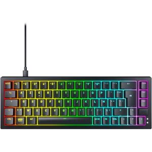 CHERRY XTRFY K5V2 Compact, Mechanical 65 Percent Gaming Keyboard, French Layout (AZERTY), Hot-Swap Keyboard, CHERRY MX2A RED SWITCHES, Black