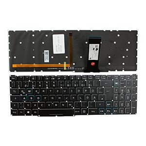 Power4Laptops German Layout Backlit Black Windows 8 Replacement Laptop Keyboard Compatible With Acer Nitro AN515-43
