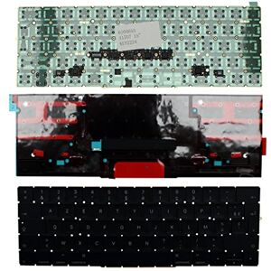 Power4Laptops French Layout Backlit Black Replacement Laptop Keyboard Compatible With Apple MacBook Pro 15 Inch Touch Mid 2017