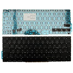 Power4Laptops Keyboards4Laptops German Layout Backlit Version (Without Backlit Board) Black Replacement Laptop Keyboard Compatible With Apple MacBook Pro A1708 (EMC 2978)