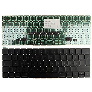 Power4Laptops German Layout Backlit Version (Without Backlit Board) Black Replacement Laptop Keyboard Compatible With Apple MacBook Pro 13 Inch Touch Late 2016