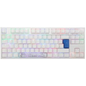 Ducky One2 RGB TKL USB Mechanical Tenkeyless Keyboard in White with