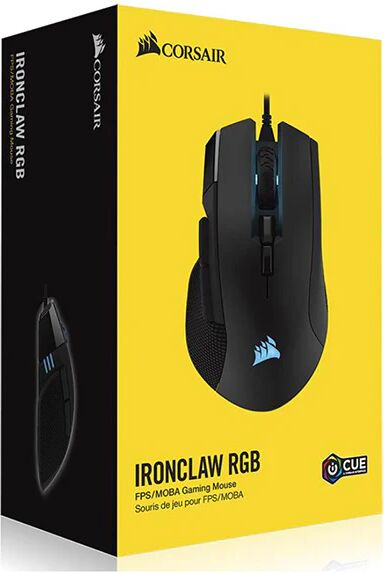 Corsair Ironclaw Rgb Fps Moba 18000 Dpi Gaming Mouse