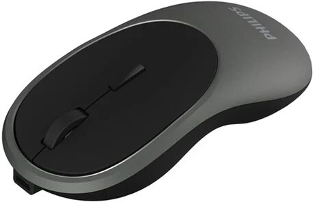 Philips M413 Gray Rechargeable 4 Button Wireless Optical Mouse