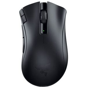 Razer DeathAdder V2 X Hyperspeed Ergonomische Wireless Gaming Maus für PC/Mac (Mechanische Schalter, Hyperspeed Wireless Technologie, Optischer Sensor) Schwarz