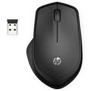 HP 280 Silent Wireless Maus (besonders leises Klicken, lange Akkulaufzeit, Wireless Dongle) schwarz