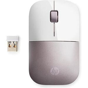 HP Z3700 (V0L82AA) kabellose Maus (1200 optische Sensoren, bis zu 16 Monate Batterielaufzeit, USB Anschluss, Plug&Play) Pink, 101 x 60 x 25.3 mm