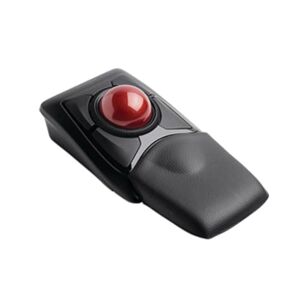 Kensington Expert Mouse, Kabellose Computermaus mit Trackball, Verbindung über Bluetooth® 4.0 LE oder USB-Nano-Empfänger mit Windows & macOS, ideal fürs Home Office, schwarz, K72359WW, 55 mm Trackball