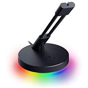 Razer Mouse Bungee V3 Chroma Mauskabel-Halter mit RGB-Beleuchtung (Federarm mit Kabel-Clip, schwere rutschfeste Basis, Kabel-Management) Schwarz