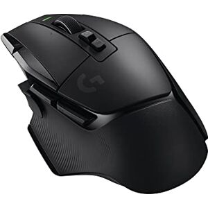 Logitech 502 X LIGHTSPEED Kabellose Gaming-Maus Optische Maus mit optisch-mechanischen LIGHTFORCE Hybridschaltern, HERO 25K Gaming-Sensor, Kompatibel mit PC macOS/Windows Schwarz