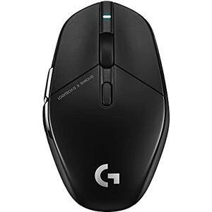 Logitech 303 Shroud Edition kabellose Gaming-Maus – LIGHTSPEED Wireless – HERO 25K – 25.600 DPI – 75 Gramm – 5 Tasten – PC – Schwarz