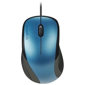 Speedlink KAPPA Mouse wired leichte USB Maus mit Kabel, PC Maus kabelgebunden für PC, Laptop und Notebook, Büro, Office, 1000dpi, blau