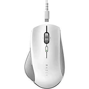 Razer Pro Click Ergonomische kabellose Profi-Maus für mehr Produktivität im Büro für PC/Mac (Bluetooth, bis zu 4 Geräte gleichzeitig, bis zu 400 Stunden Akkulaufzeit) Weiß