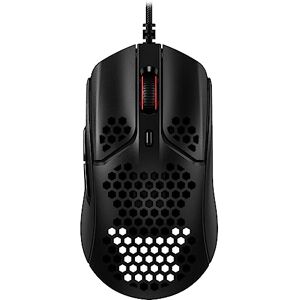 HyperX Pulsefire Haste Gaming-Maus – Ultraleicht, 59g, Wabenschale, Hex-Design, HyperFlex-Kabel, bis zu 16.000 DPI, 6 programmierbare Tasten