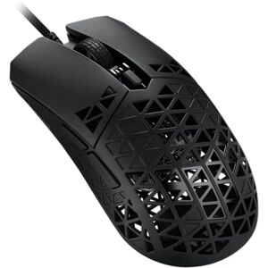 Asus TUF Gaming M4 Air optische Gaming-Maus (kabelgebunden, beidhändig, 16.000 DPI-Sensor, DPI-Taste, Aura Sync, sechs programmierbare Tasten), schwarz