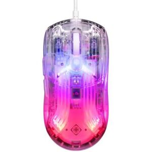 Deltaco Gaming-Maus DM330 RGB Transparent