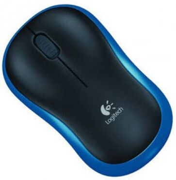 Logitech M185 - Wireless Maus Blau