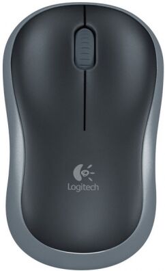 Logitech M185 - Wireless Maus Grau