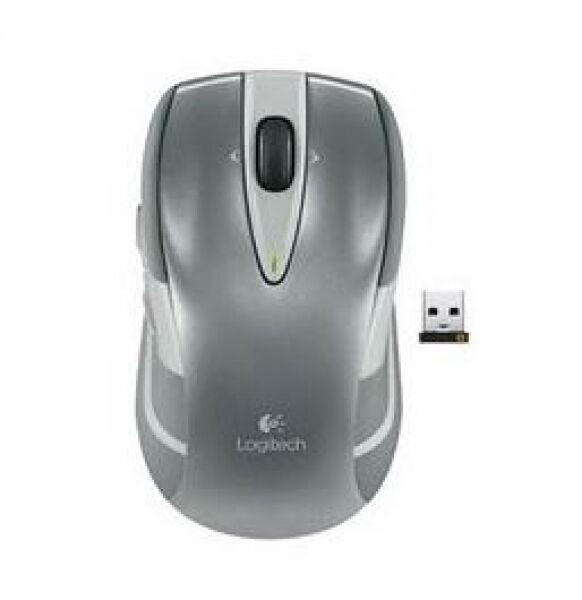 Logitech M545 - Wireless Maus - Weiss / Grau