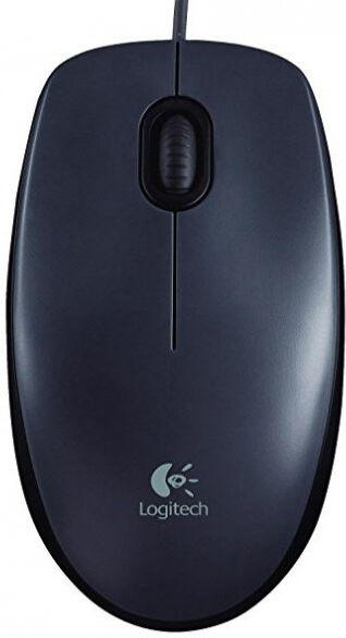 Logitech M90 - Optische USB-Maus - Schwarz